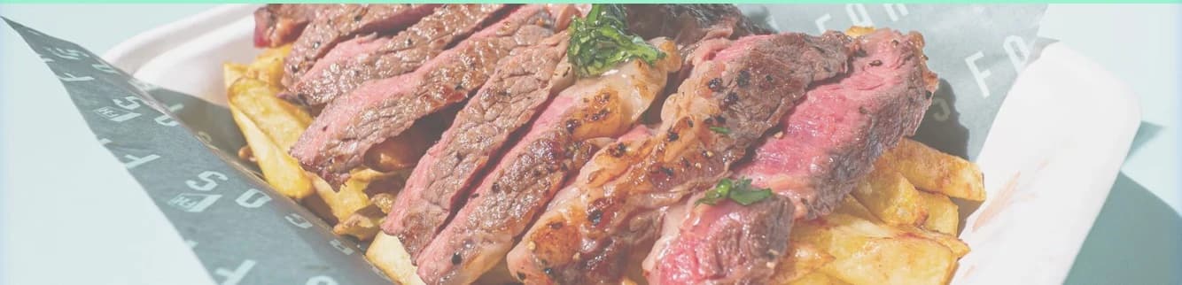 Prime Aged Sirloin Steak Tray & Fries